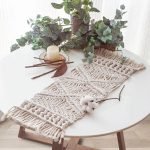 Best makrome Runner Masa Sehpa Örtüsü Altlığı