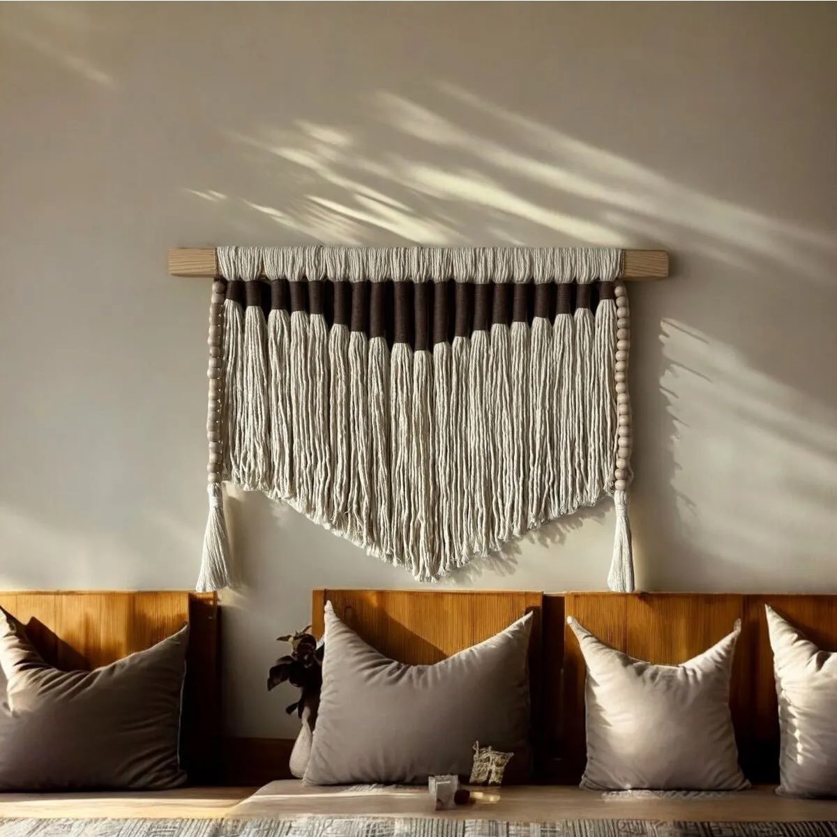 vobu1 Ay Işığı Makrome Duvar Süsü