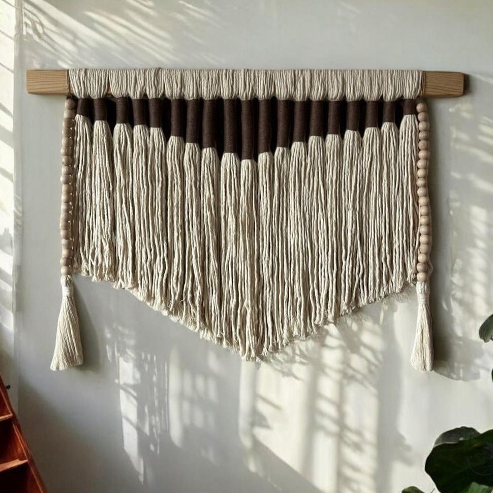 vobu3 Ay Işığı Makrome Duvar Süsü